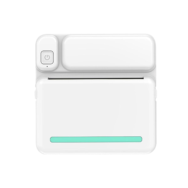 Termisk Bærbar Bluetooth-skriver 57mm Mini Trådløs POS Termisk Bilde Fotoskriver for Android IOS Mobiltelefon FLYE1984-C11 Blu Blue Free Size