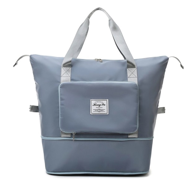 Stor Kapacitet Foldbar Rejsetaske Dame Rejsetasker - Spot Salg Blue