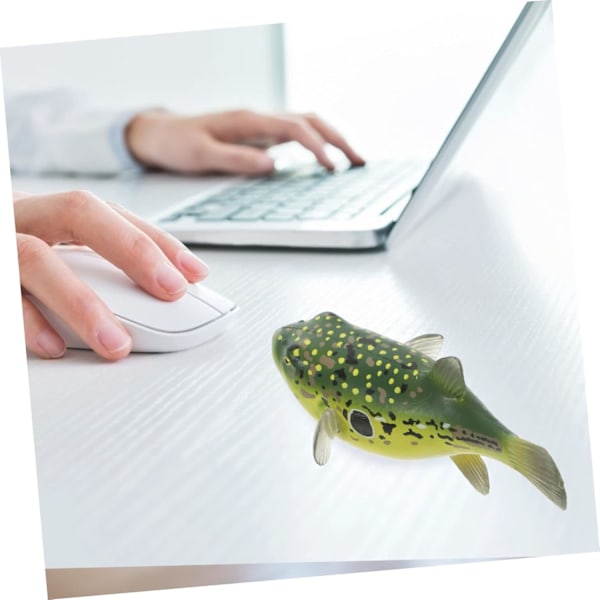 Kudd-fisk Leksak Plast Skulptur Barn Artificiell