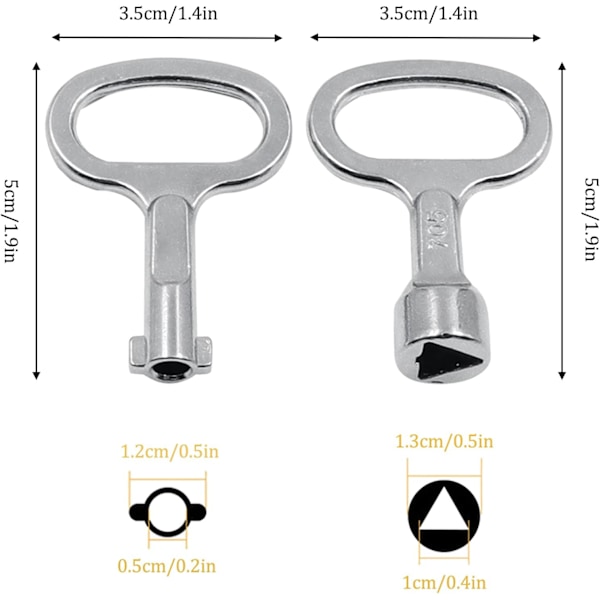 Spanner kolmion muotoinen hylsy 6 osaa Kolmion muotoinen avain Kolmion muotoinen avain