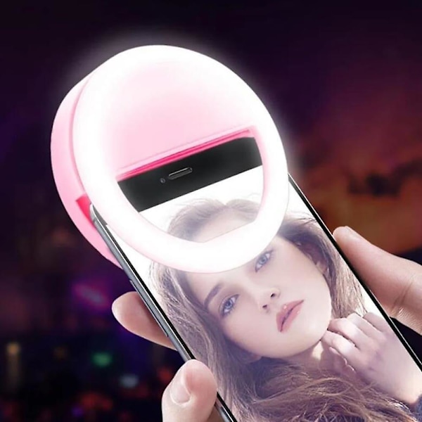 Selfie-rengasvalo LED Älyvalo 3 Tilaa Himmennettävä USB
