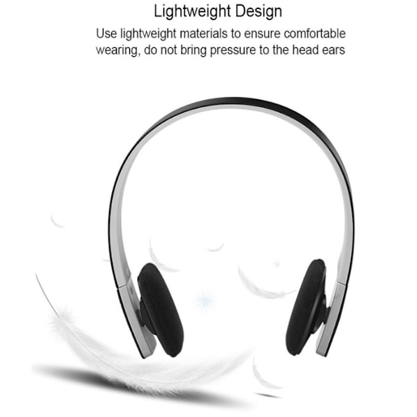 Langattomat ladattavat over-ear Bluetooth-kuulokkeet White
