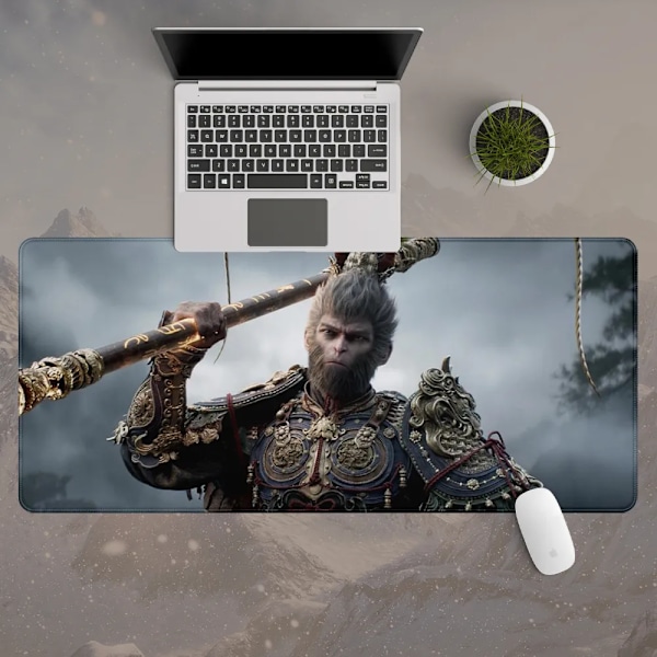 Black Myth: Wukong's loyal fans and players who pursue high-quality e-sports equipment, the oversized computer desk mat is your best choice