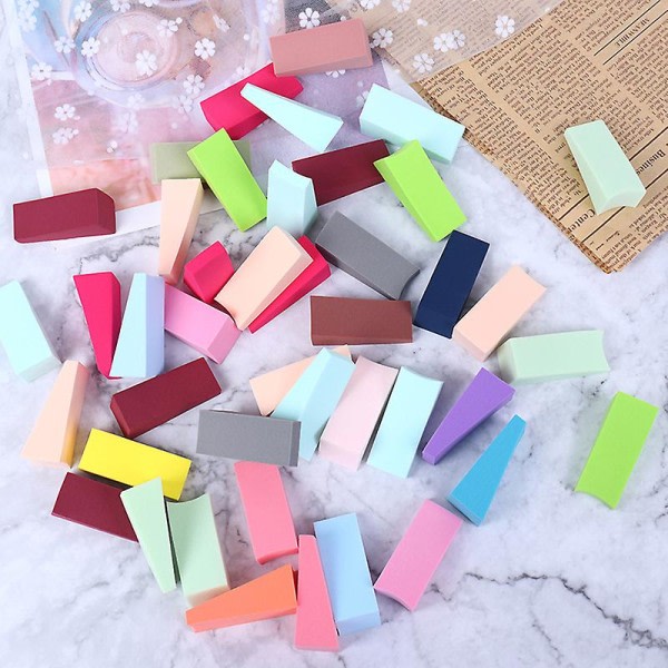 50 st Soft Cosmetic Triangle Foundation Sponge Facial Powde Puff Makeup Tool