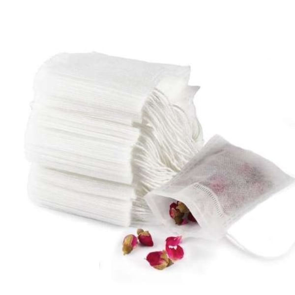 200 stk - Tomme teposer for løst te - teposer White White