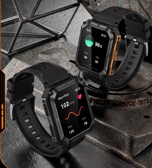 Ny c20pro Bluetooth-samtale smartwatch Utendørs tretrinns vann