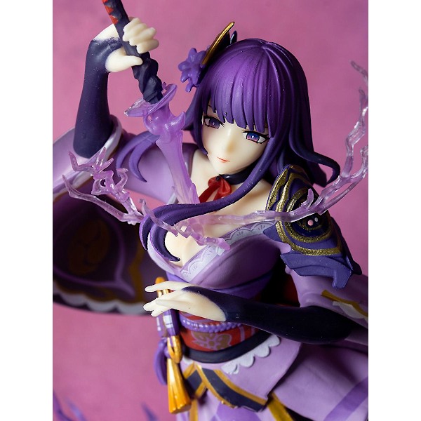 28 cm Genshin Impact Beelzebul Anime-hahmo Raiden Shogun Gk Actionhahmo Pvc-patsas Malli Nuken Koriste Joululelut Lahja 23 cm Beelzebu 23cm Beelzebul With retail box