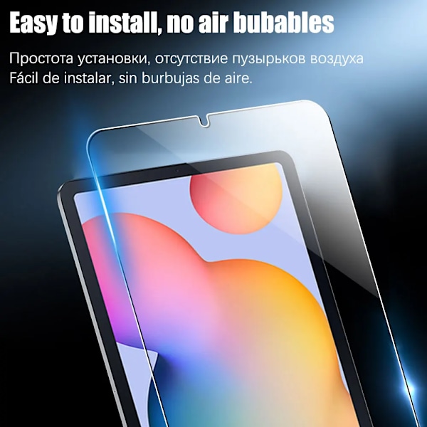 2 stk. skjermbeskytter i herdet glass for Samsung Galaxy Tab S6 Lite nettbrett tilbehør film