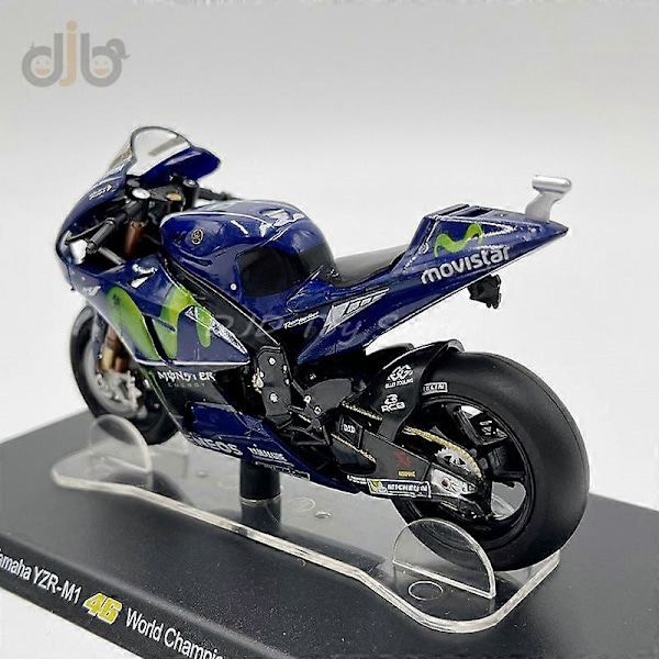 1:18 Painevalettu moottoripyörämalli YZR-M1 2004 / 2017 Urheilukilpapyörän pienoismalli