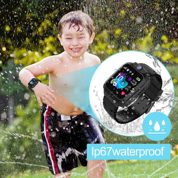 Smartwatch för barn, Kids GPS Smart Watch Waterproof