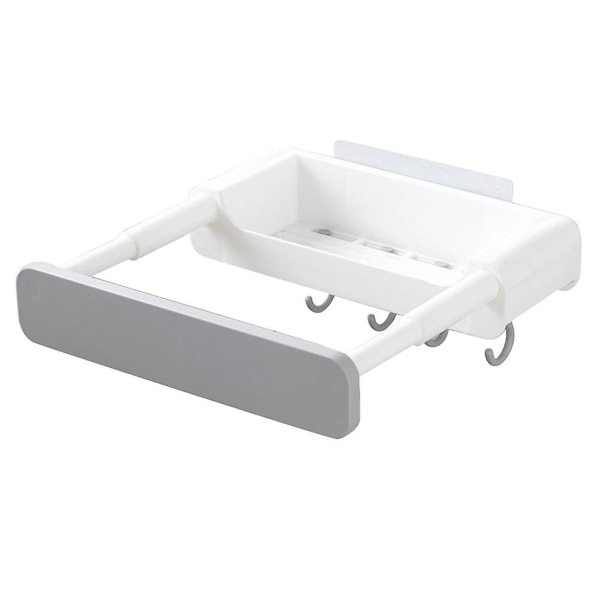 HHL Punch-free Retractable Shelf Concealed Washbasin Stand For Kitchen Bathroom Home