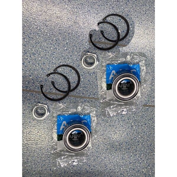 2X KNOTT Hjul Leje Sæt 34/64x37mm / 3464 Eco Leje Kompakt Leje SÆT 45887.10