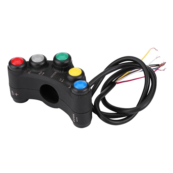 22mm 12V Motorsykkel Joystick Bryter Frontlykt Blinklys Tåkelys Horn PÅ/AV Start Drep Bryter 0.1