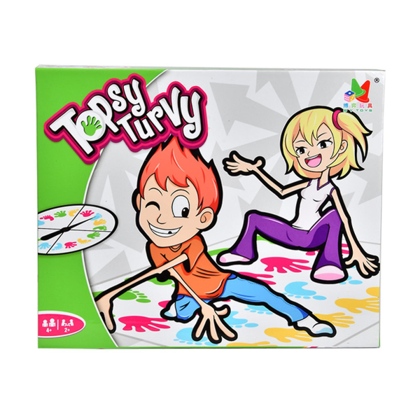 Vridning för lekmatta Partyspel för familjefester Aprilsnarrar Rekvisita Trickmatta Underhållningsspel Novelty Birthday Supp