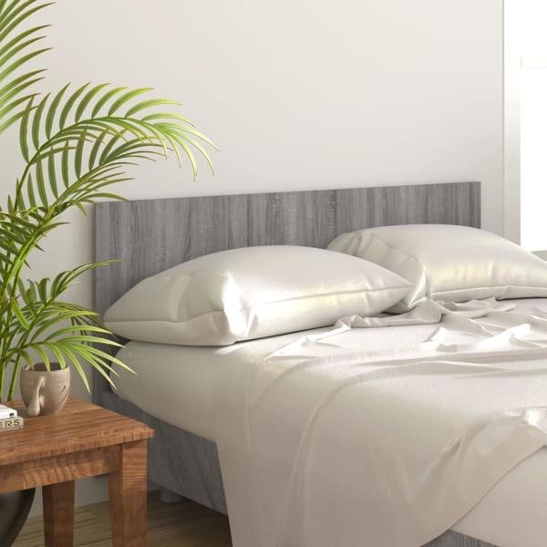 vidaXL Sengegavl Sonoma Grå 160x1,5x80 cm Konstruert Tre Grey gray