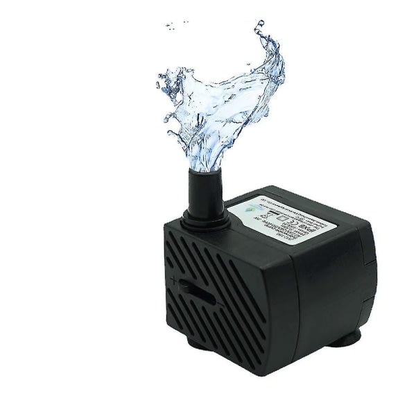Wabjtam dränkbar vattenfontänpump med LED-ljus för vattenfunktion, Aquari