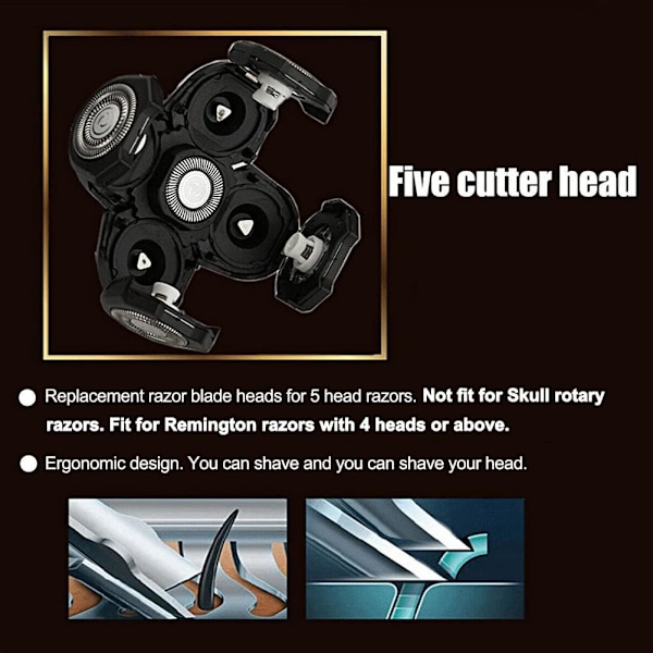 Rakblad, 2-pack rakblad elektrisk ersättningsrakhyvel