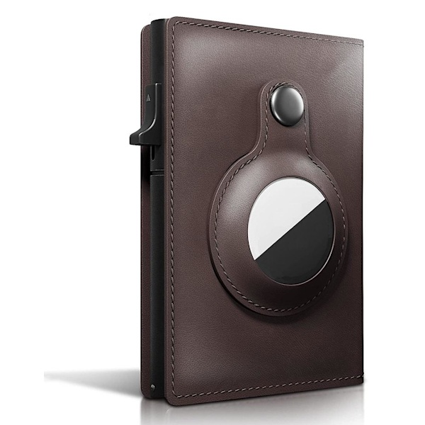 Eksklusiivinen korttipidin C4U® Design RFID & NFC -suojauksella Lompakko Popup Bru Brown one size