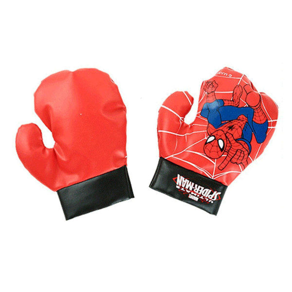 Barnboxningshandskar med boxningssäck Spiderman-leksaker Superhjälte Spider Man-handskar för pojkar och flickor 100 % nya