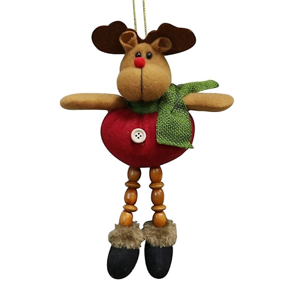 pcs Christmas decorations gift small pendant plush doll Christmas tree pendant, style: moose