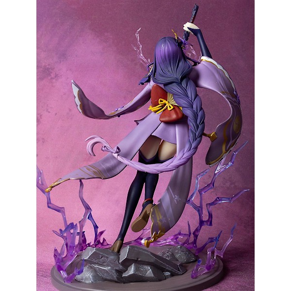 28 cm Genshin Impact Beelzebul Anime-hahmo Raiden Shogun Gk Actionhahmo Pvc-patsas Malli Nuken Koriste Joululelut Lahja 23 cm Beelzebu 23cm Beelzebul With retail box