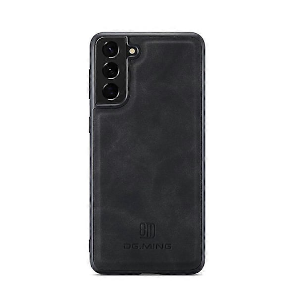 For Samsung Galaxy S22 5G DG.MING M2 Series 3-Fold Multi Card Bag + Magnetisk Bakdeksel Mobiltelefonveske Black