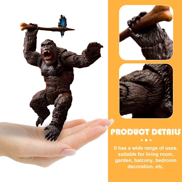 TAMASHII NATIONS - Godzilla VS. Kong - Kong fra filmen Godzilla VS. Kong (2021), Bandai Spirit's SHMonsterarts