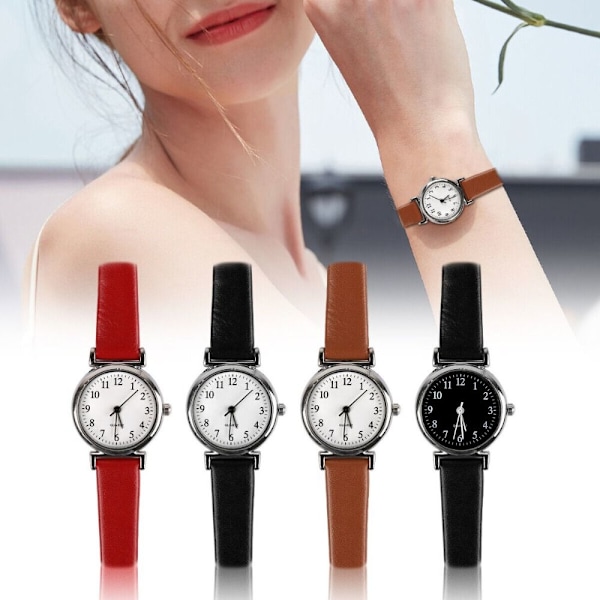 Damklockor Läderarmband BRUN