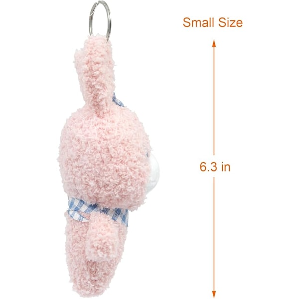 Plush-pupu Nalle-Avaimenperä Leikkikalut Lapsille 6.3\" Tuumaa Täytetty Pupu Plushie Reppu