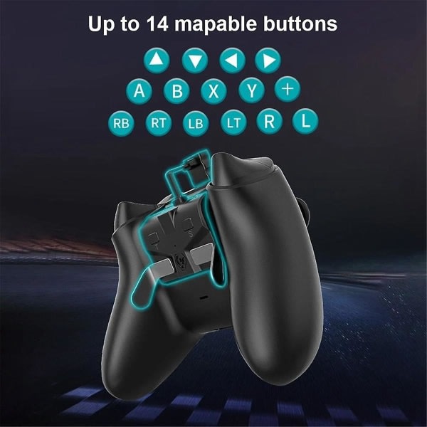 Strike Pack för seriehandtag Multifunktionsspelkontroller Trigger Back Button Gamepad Extended B
