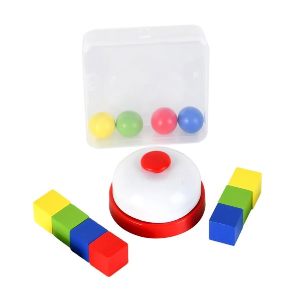 Barns färgigenkänningspussel Sortering Multiplayer Battle Game Bärbar mattepedagogisk leksak med ljusa färger