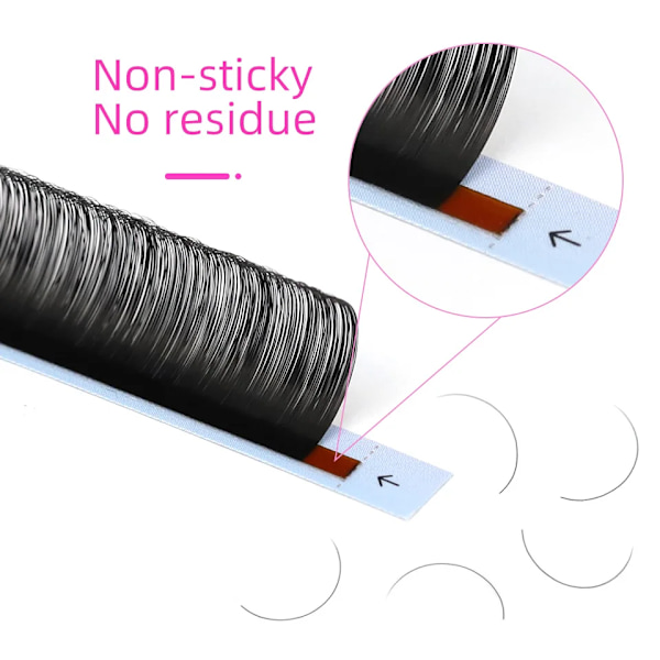 Individuelle øyenvippe extensions, vanlige klassiske vippe extensions, russisk