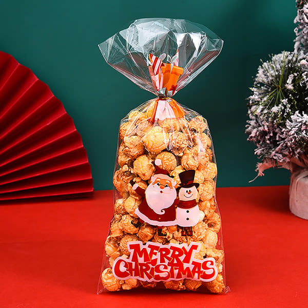 50 st julserie plast presentpåsar Presenter godis Cookies