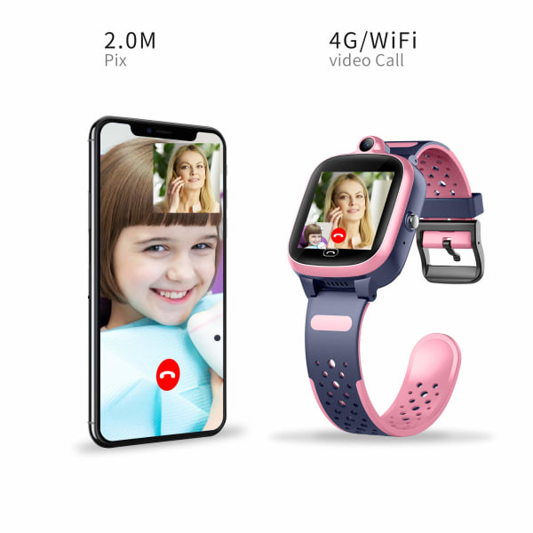 Smartwatch för barn med GPS 4 G Wifi Lbs Tracker Real-Tim