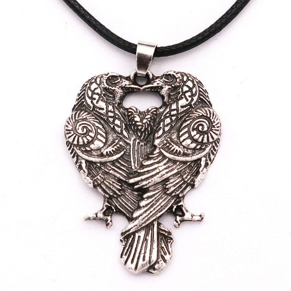 Raven Necklace Celtic Viking Odin Raven Pendant Raven Jewelry Men Women Gifts
