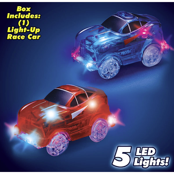 Magic Tracks LED -valaistu autorata 193 Parts + 1 Car