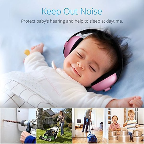 HHL Justerbar Toddler Baby Barn Öronskydd Hörselskydd Noise Reducing Protector