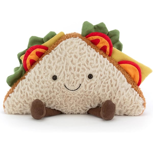 Jellycat Amuseables Sandwich -pehmolelu, 25 cm | Ruokaplussi | Hauska lahjaidea