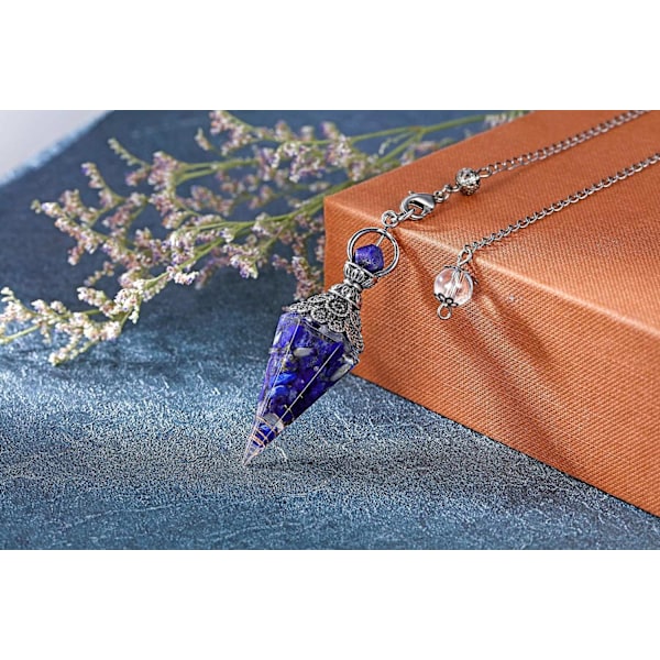 Chakra Krystallpendel Krystallspisser Edelsten Hexagon Reiki Healing - Perfekt