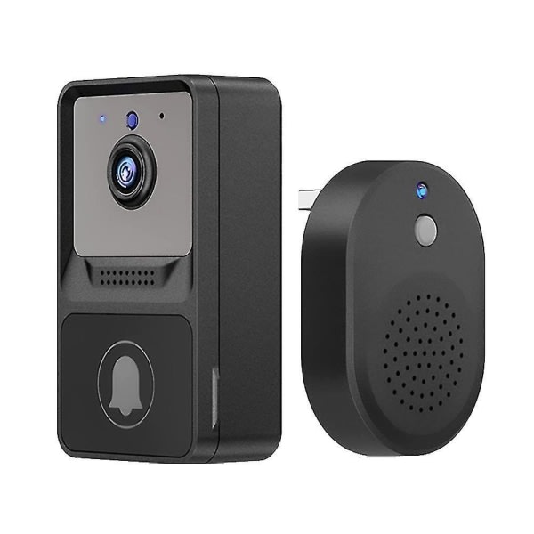 Wifi Dörr Kamera Ring Tvåvägs Audio Intercom Night Vision Fungerar Säkerhet