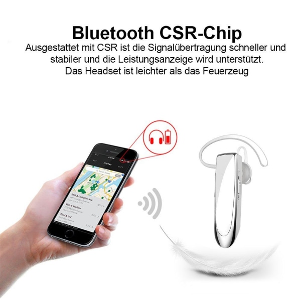 Nytt Bluetooth-headset V4.1 trådløst headset Bluetooth