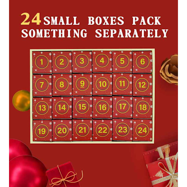 Puslespill adventskalender 2023, 1008 puslespillbrikker 24 dager julekalender nedtelling adventskalendere 2 Santa Claus Tells Stories