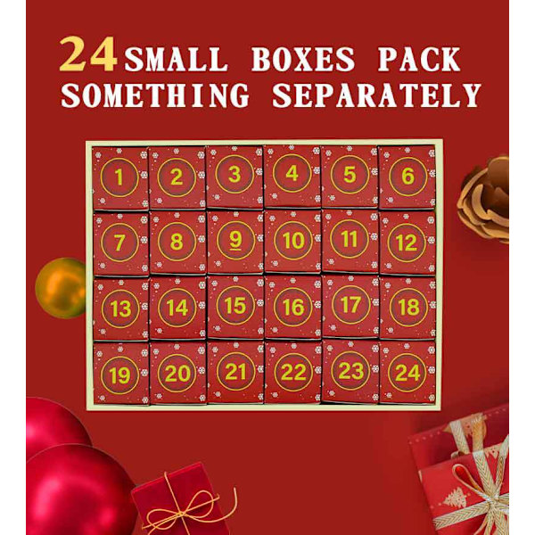 Pussel-adventskalender 2023, 1008 pusselbitar 24 dagar julnedräkning adventskalendrar 2 Santa Claus Tells Stories