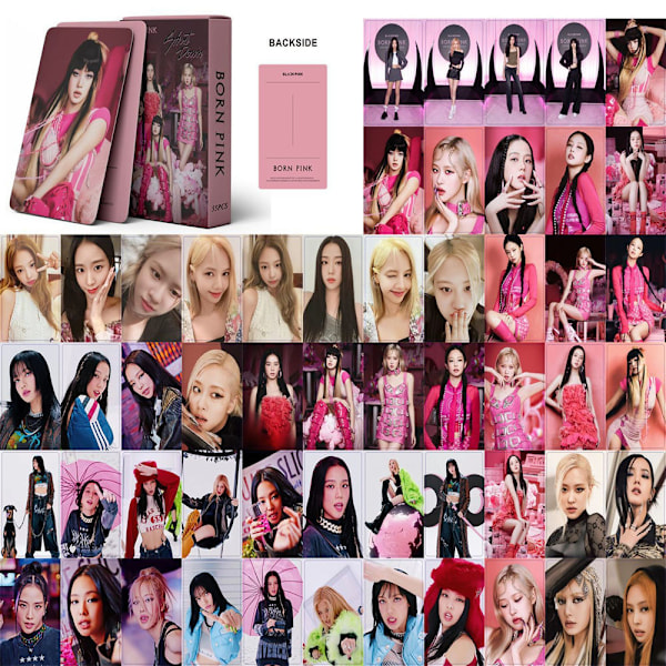 55 stk. Kpop Blackpink Lomo Kort