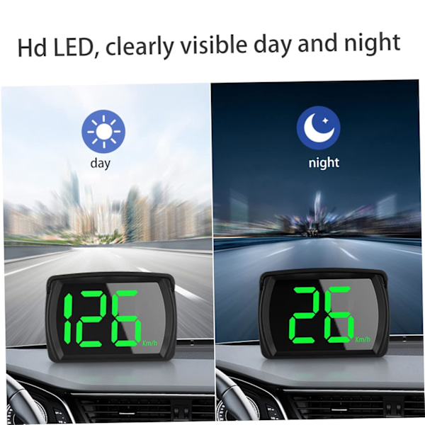 Bil Digital Hastighetsmätare Kmh 2,8 Tum Display Skärmbil Head-up Display Gps Speedometer Kmh Hastighetsvarning Head Up Display För Alla Bilar