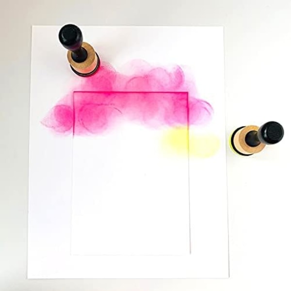 Musteiden sekoitus- ja sekoitusväline Mini pyöreät vaahtomuovivaraukset, scrapbooking- ja käsityötarpeisiin