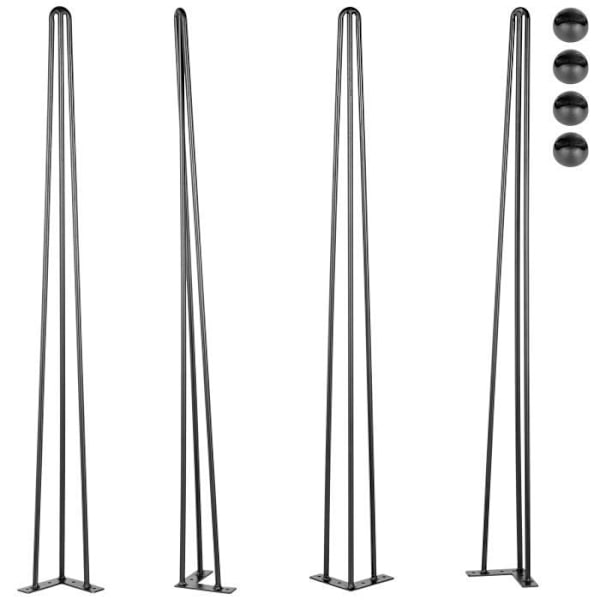 Pöydän jalat - 4 kpl - 28\" / 71,1 cm - VEVOR - Huonekalujalat 3 tangolla