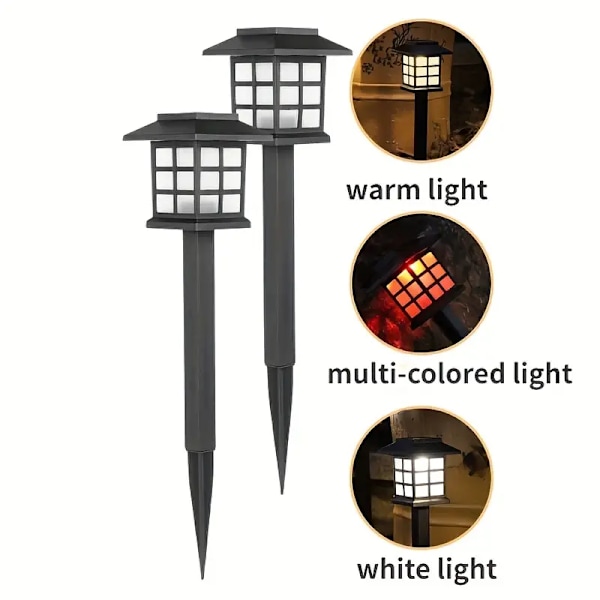 LED koristeelliset aurinkovalot puutarhaan, vedenpitävät ulkokäyttöön