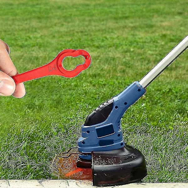 50 stk. blader kompatible med Ferrex Aldi Far 20-i kanttrimmer, erstatningsblader for Ferrex trådløs kanttrimmer Fk
