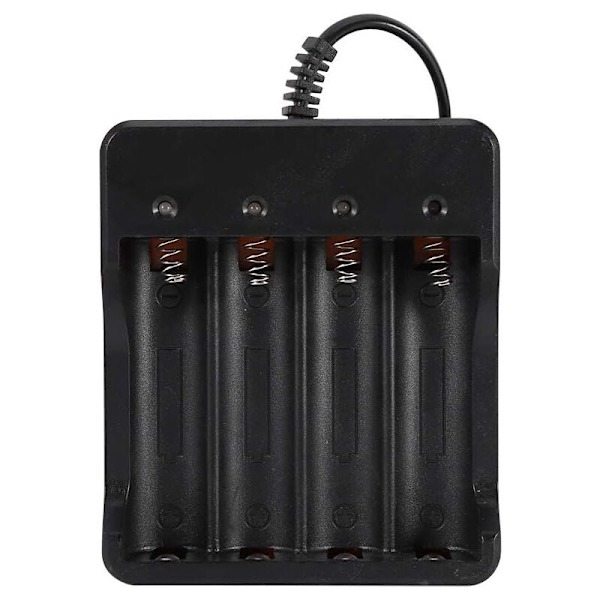 4-facks batteriladdare för 18650 litiumbatteri, EU-kontakt med anti-omvänd laddningsfunktion, bra kvalitet och bra prestanda